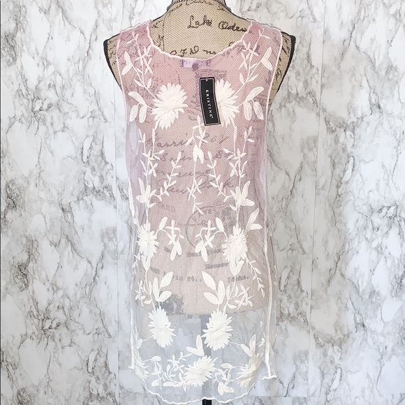 KRISTINE | Sheer Ombré Tank  L/XL - Picture 3 of 6